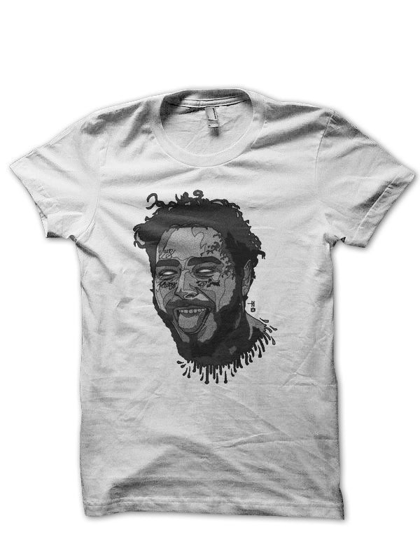 Post Malone White Half Sleeve T-Shirt Style004 Hoodie, Sweatshirt | PureTeeCo.com