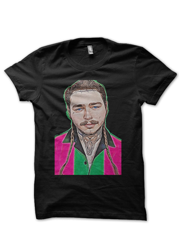 Post Malone Black Half Sleeve T-Shirt Hoodie, Sweatshirt | PureTeeCo.com