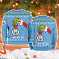 Manchester City Fc Grinch Hand Ugly Christmas Sweater 3D