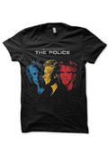 The Many Faces Of The Police Black T-Shirt Hoodie, Sweatshirt | PureTeeCo.com
