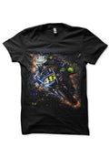 Moto GP Black Half Sleeve T-Shirt Style004 Hoodie, Sweatshirt | PureTeeCo.com