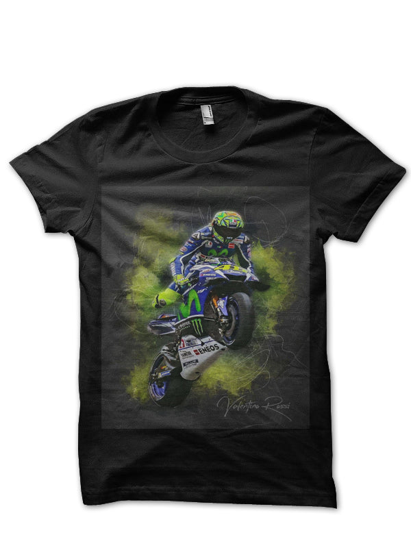 Moto GP Black Half Sleeve T-Shirt Style006 Hoodie, Sweatshirt | PureTeeCo.com