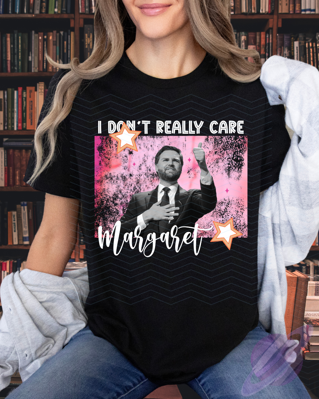 I DONT REALLY CARE MARGARET TEE Hoodie, Sweatshirt | PureTeeCo.com (Image 1)