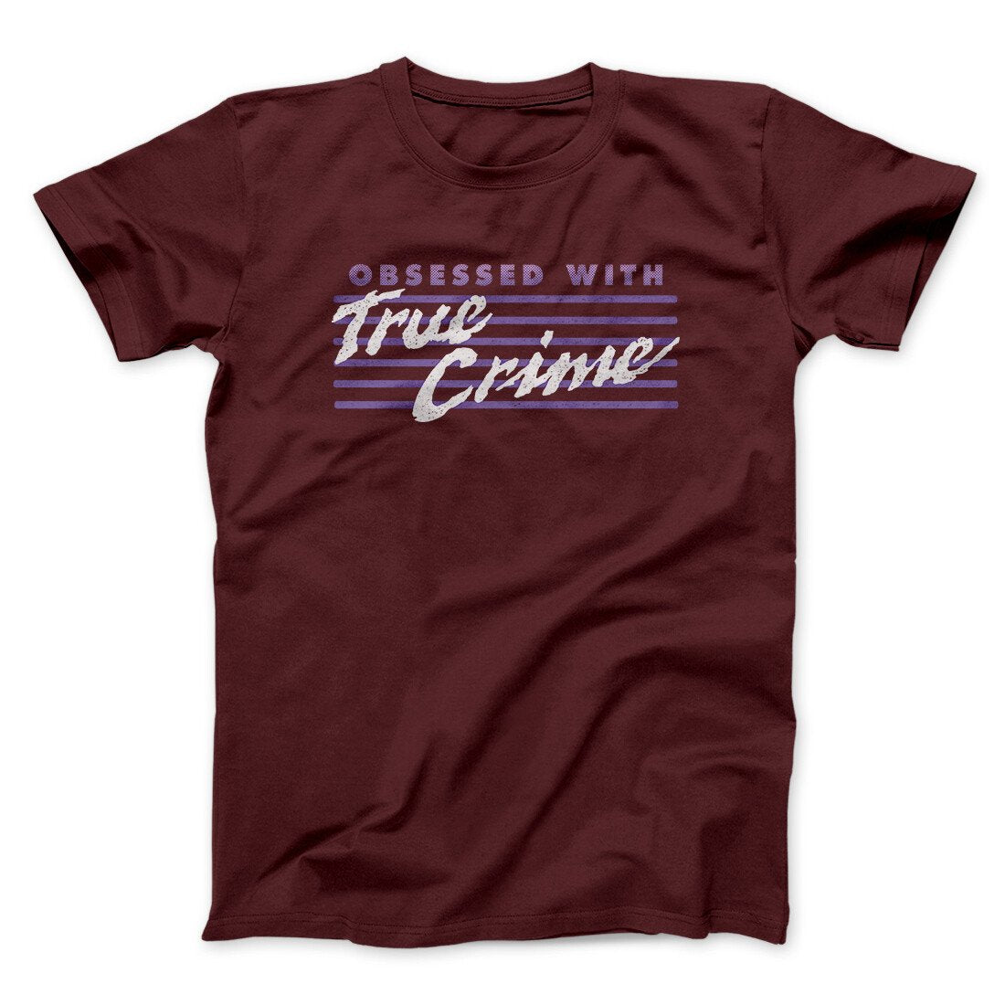 Obsessed With True Crime Men/Unisex T-Shirt Hoodie, Sweatshirt | PureTeeCo.com (Image 4)