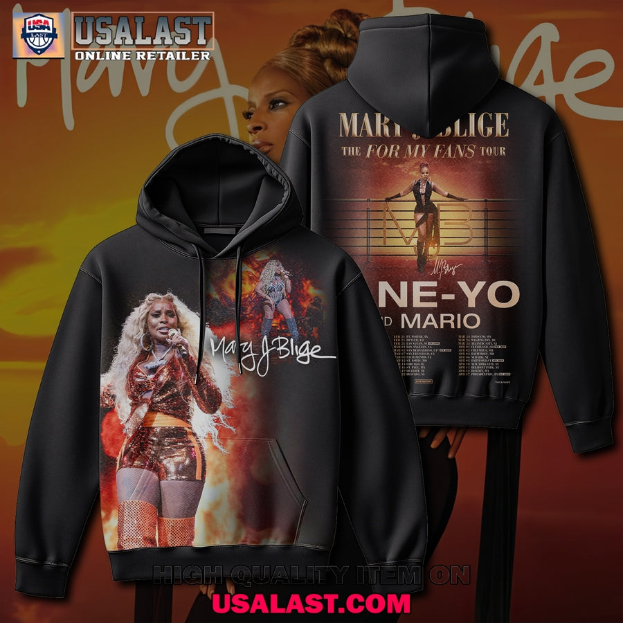 Mary J. Blige 2025 For My Fans Tour Hoodie, T-Shirt, Sweatshirt