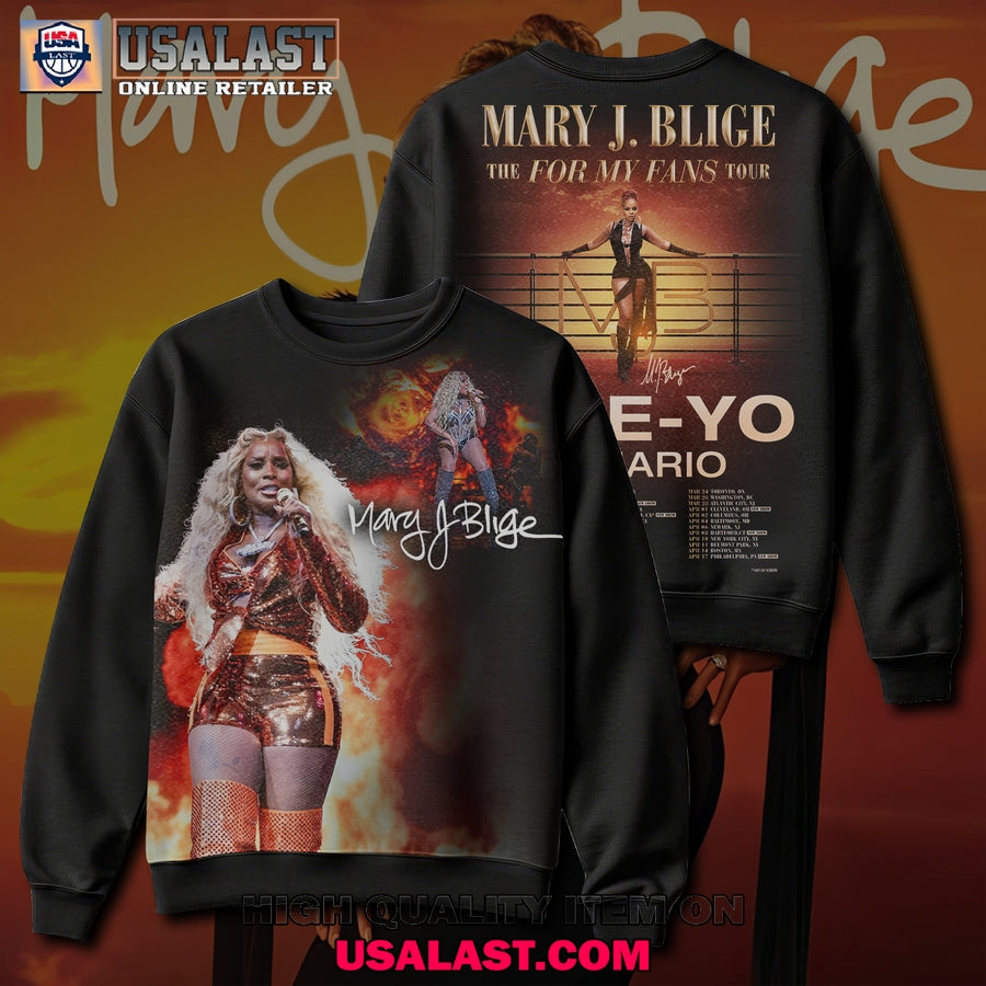 Mary J. Blige 2025 For My Fans Tour Hoodie, T-Shirt, Sweatshirt