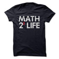 Math In Real Life Navy Blue T-Shirt Hoodie, Sweatshirt | PureTeeCo.com