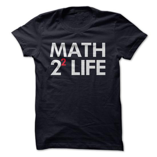 Math In Real Life Navy Blue T-Shirt Hoodie, Sweatshirt | PureTeeCo.com