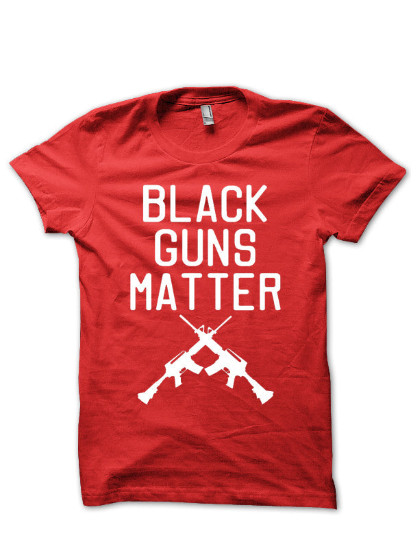 Black Guns Matter Shirt T-Shirt Hoodie, Sweatshirt | PureTeeCo.com
