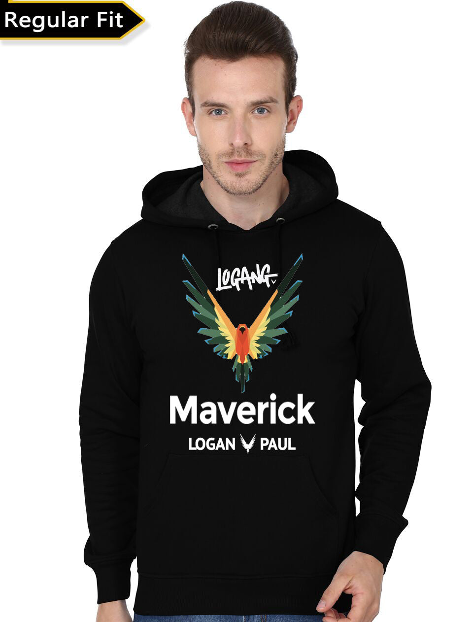 Logan Paul Black Hoodie T-Shirts, Sweatshirt | PureTeeCo.com