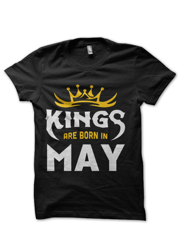 Kings Are Born In May T-Shirt Hoodie, Sweatshirt | PureTeeCo.com