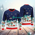 Md530ff Helicopter Us Air Force Christmas Ugly Sweater Meaningful Gift For Aviation Fans