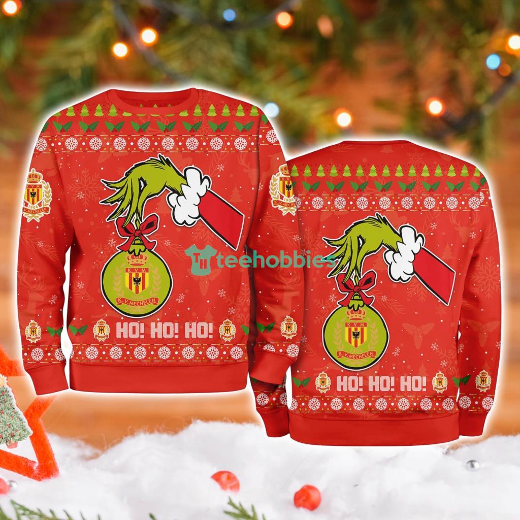 Mechelen Grinch Hand Ugly Christmas Sweater 3D