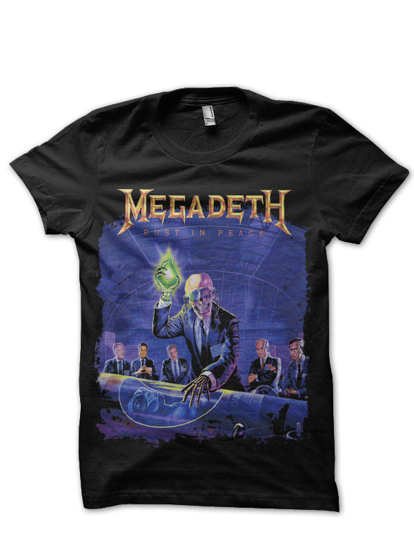 Megadeth Rust In Peace Black T-Shirt Style003 Hoodie, Sweatshirt | PureTeeCo.com