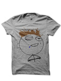 Meme Grey Tee Hoodie, Sweatshirt | PureTeeCo.com