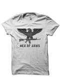 Men of Arms Militia White T-Shirt Hoodie, Sweatshirt | PureTeeCo.com
