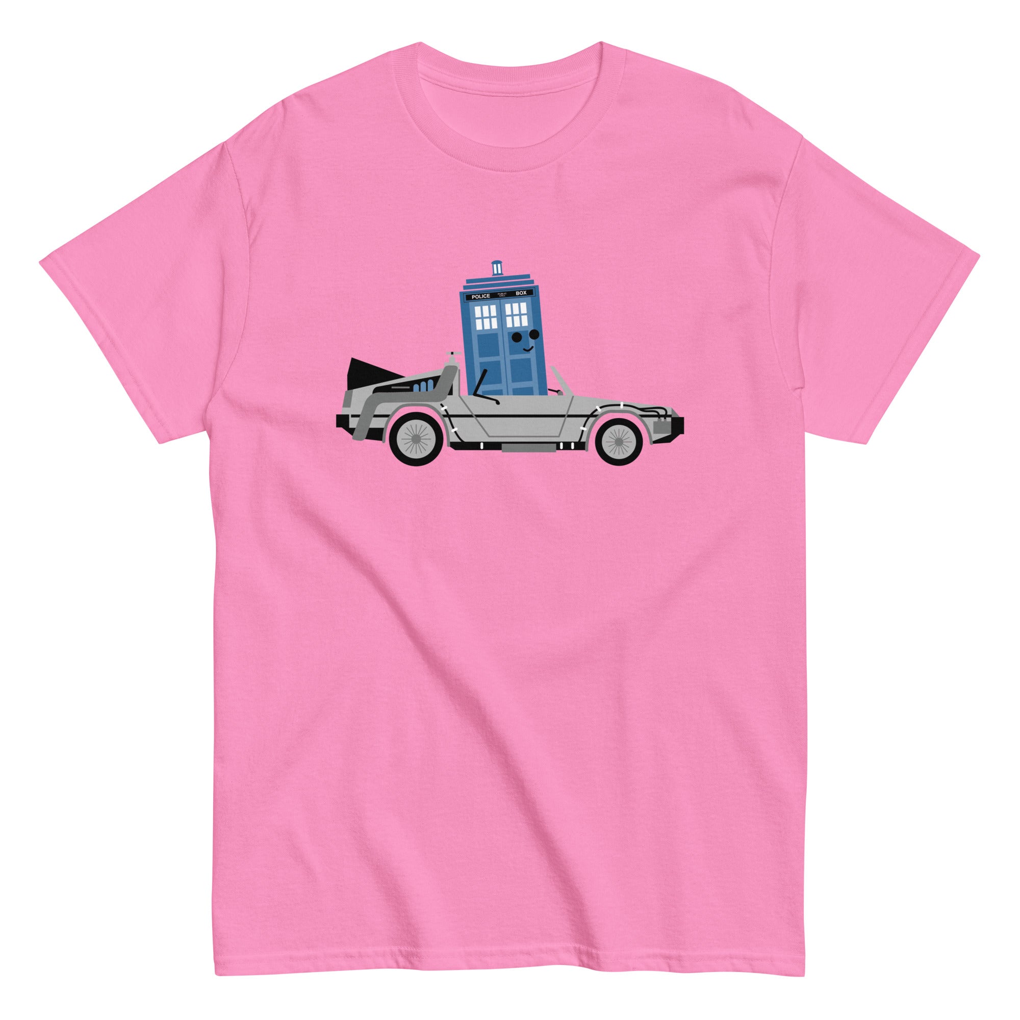 Time Machine x Two Men's Classic Tee Hoodie, Sweatshirt | PureTeeCo.com (Image 4)