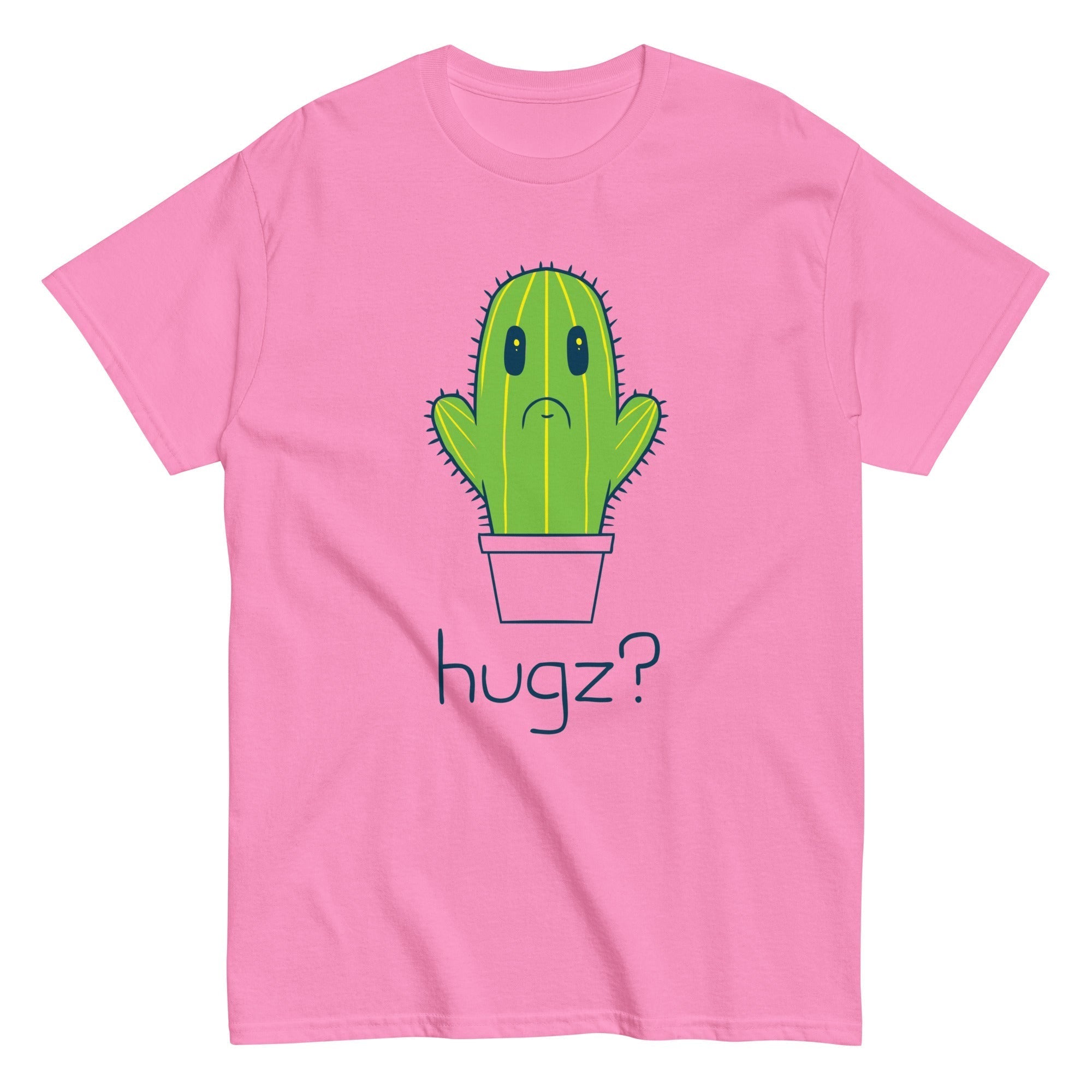 Hugz? Cactus Men's Classic Tee Hoodie, Sweatshirt | PureTeeCo.com (Image 3)