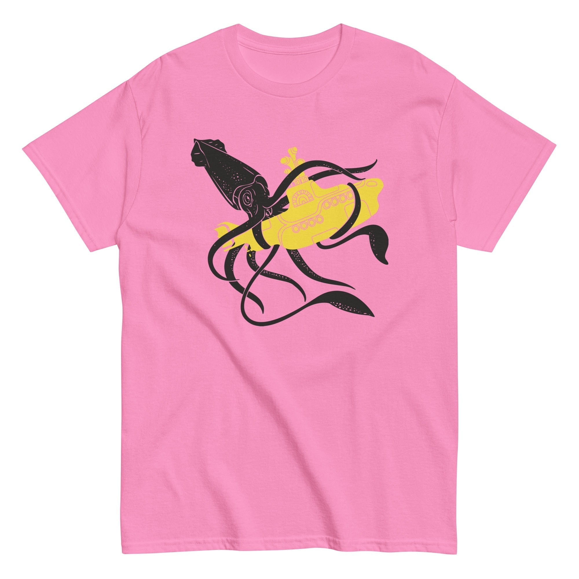 Squid Sub Battle Men's Classic Tee Hoodie, Sweatshirt | PureTeeCo.com (Image 3)