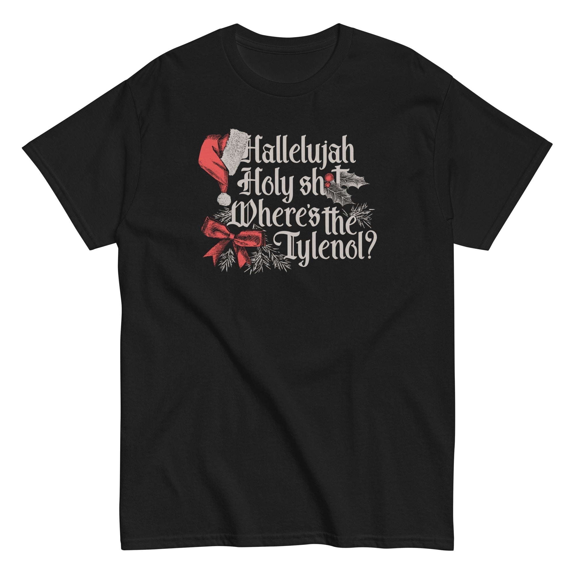 Where's The Tylenol? Men's Classic Tee Hoodie, Sweatshirt | PureTeeCo.com (Image 1)