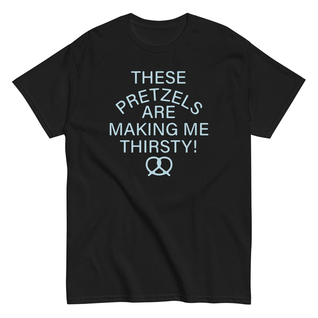 These Pretzels Are Making Me Thirsty! Men's Classic Tee Hoodie, Sweatshirt | PureTeeCo.com (Image 3)