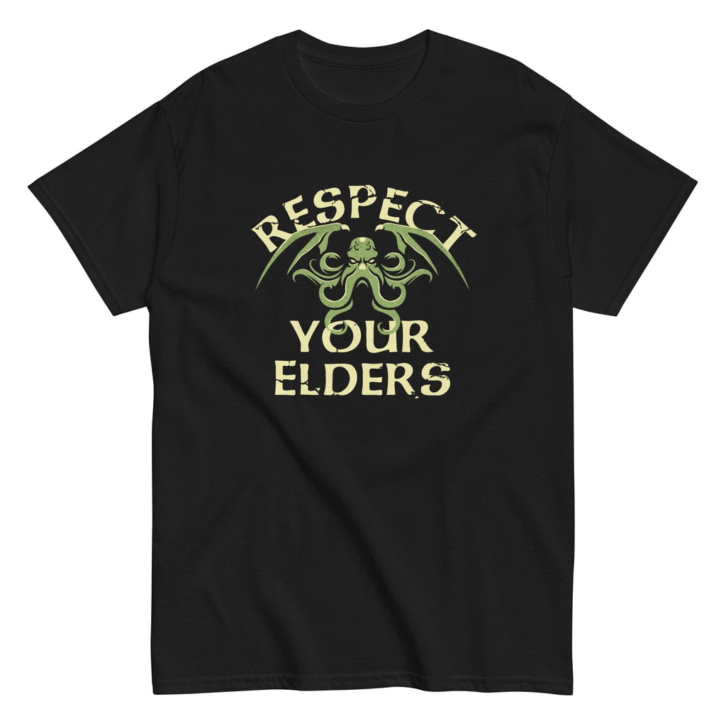 Respect Your Elders Men's Classic Tee Hoodie, Sweatshirt | PureTeeCo.com (Image 1)
