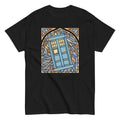 Stained Glass Police Box Men's Classic Tee Hoodie, Sweatshirt | PureTeeCo.com (Image 1)