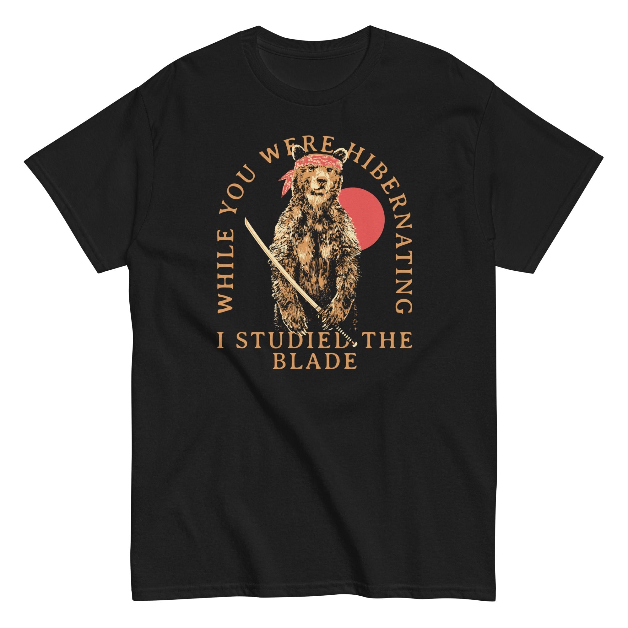 I Studied The Blade Men's Classic Tee Hoodie, Sweatshirt | PureTeeCo.com (Image 3)