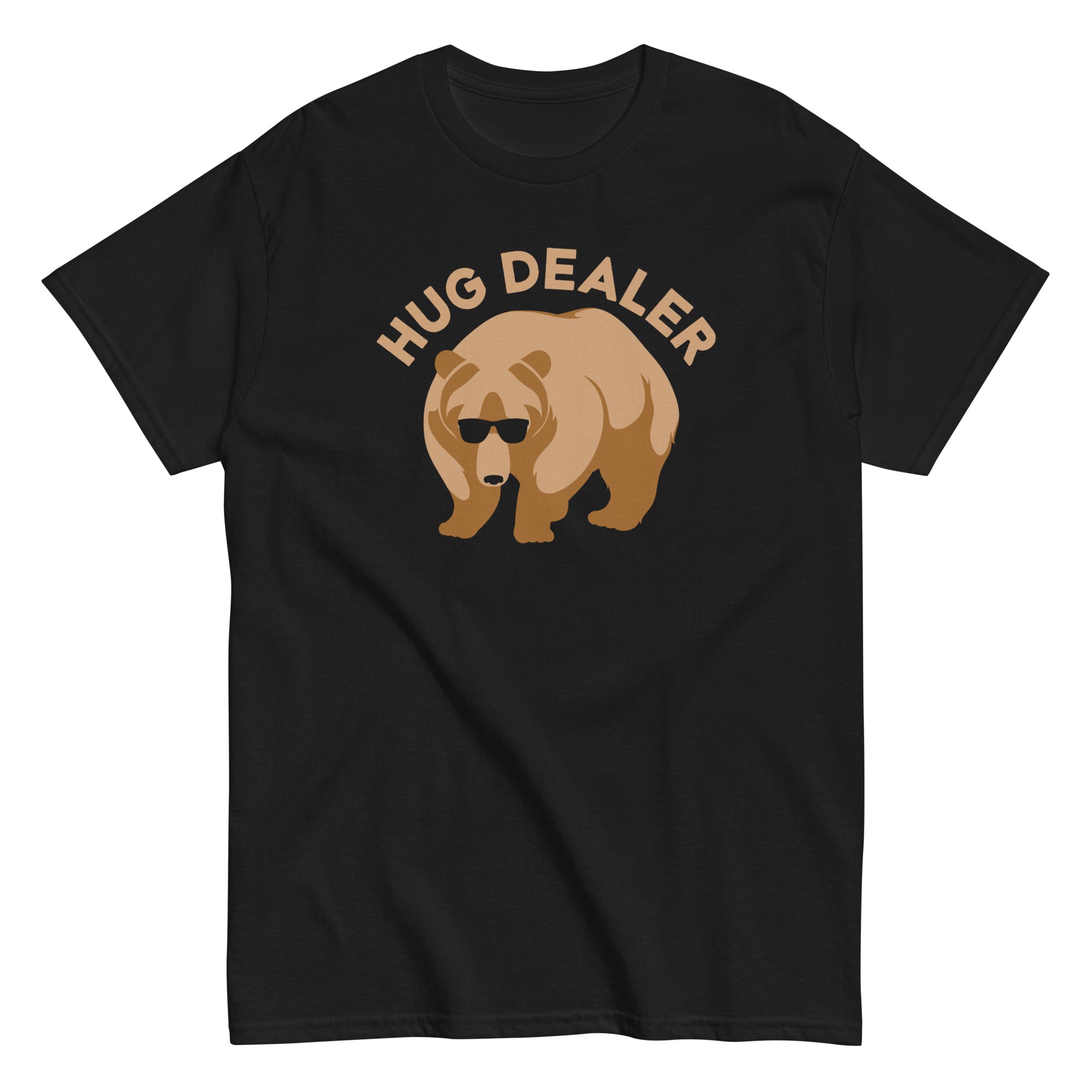 Hug Dealer Men's Classic Tee Hoodie, Sweatshirt | PureTeeCo.com (Image 2)