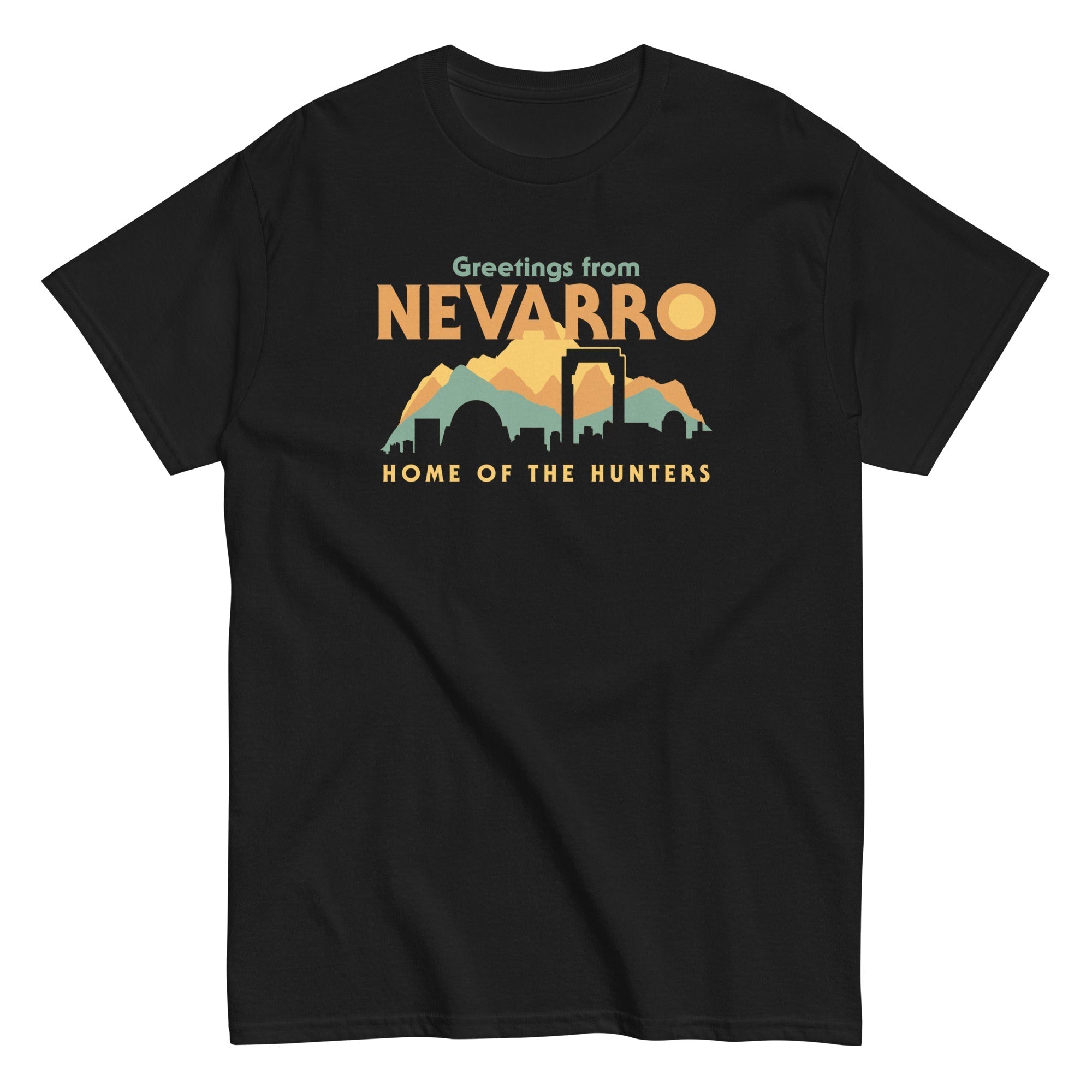 Greetings From Nevarro Men's Classic Tee Hoodie, Sweatshirt | PureTeeCo.com (Image 2)