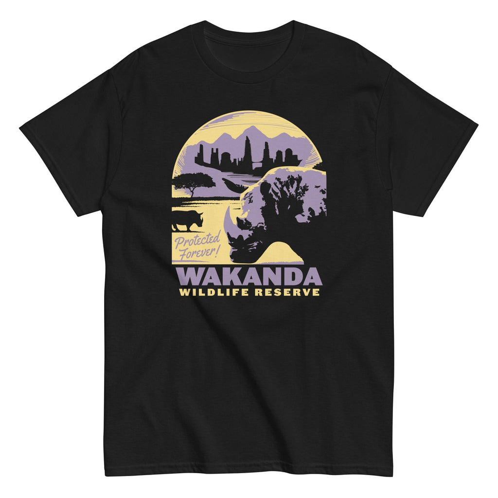 Wakanda Wildlife Reserve Men's Classic Tee Hoodie, Sweatshirt | PureTeeCo.com (Image 1)