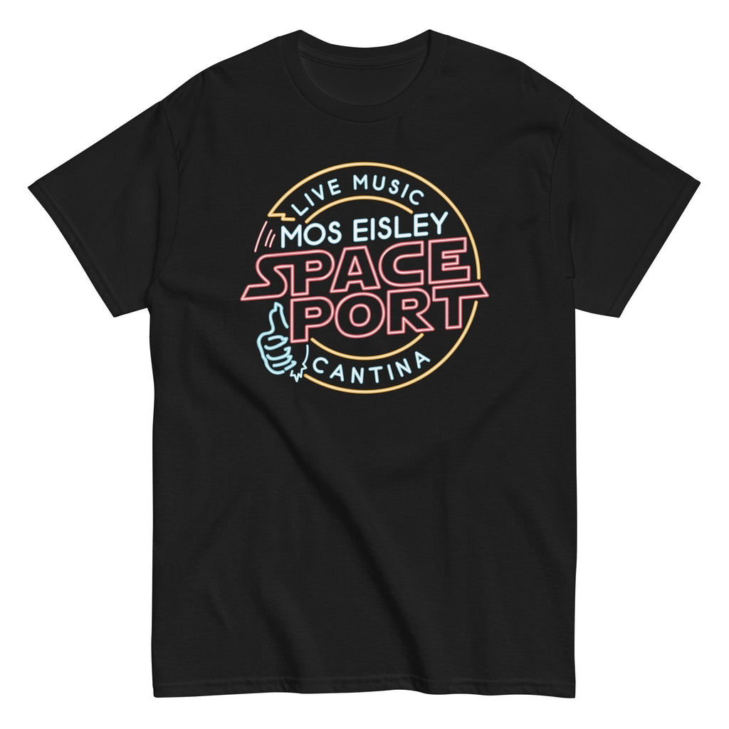 Mos Eisley Space Port Men's Classic Tee Hoodie, Sweatshirt | PureTeeCo.com (Image 1)