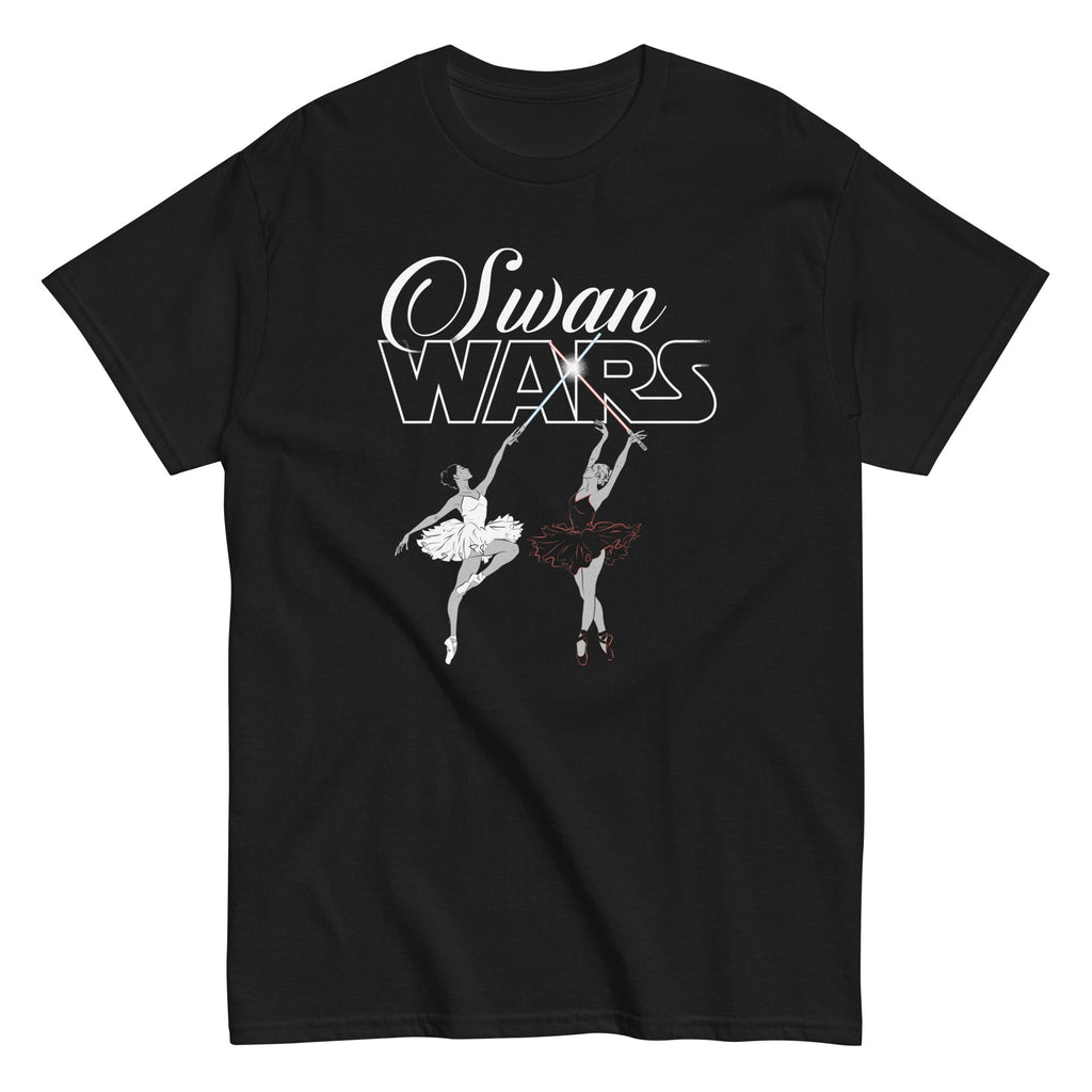 Swan Wars Men's Classic Tee Hoodie, Sweatshirt | PureTeeCo.com (Image 1)