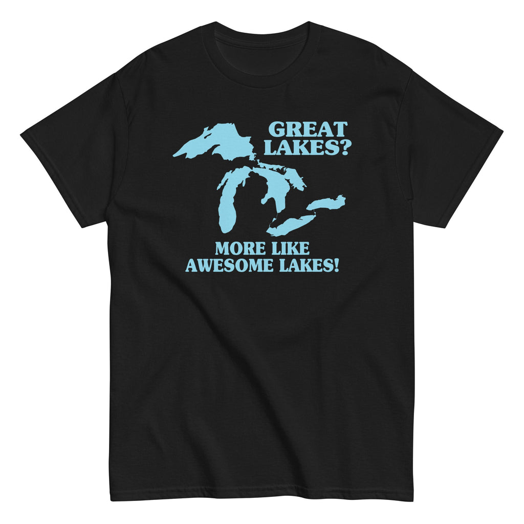 Great Lakes? Men's Classic Tee Hoodie, Sweatshirt | PureTeeCo.com (Image 2)