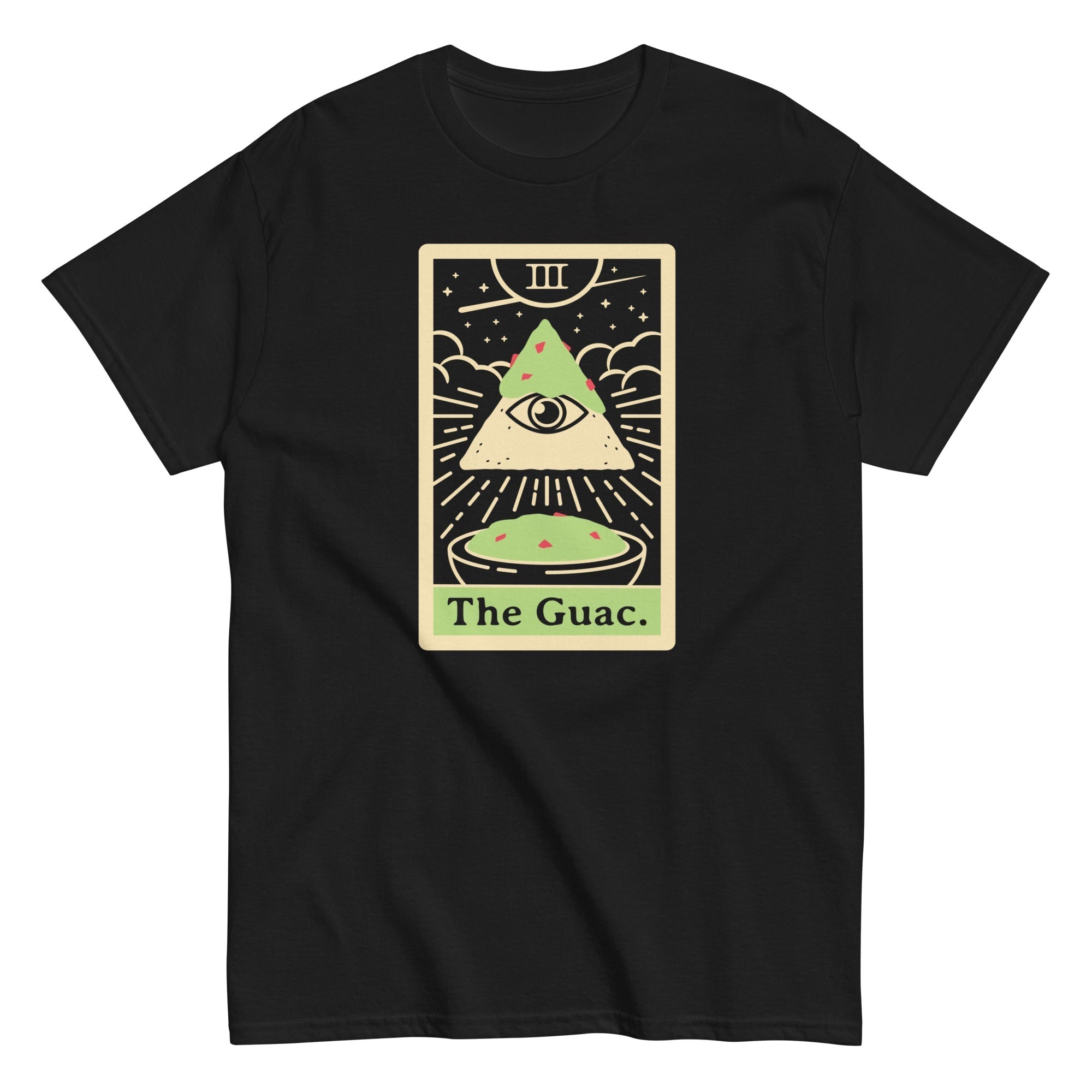 The Guac Tarot Men's Classic Tee Hoodie, Sweatshirt | PureTeeCo.com (Image 1)