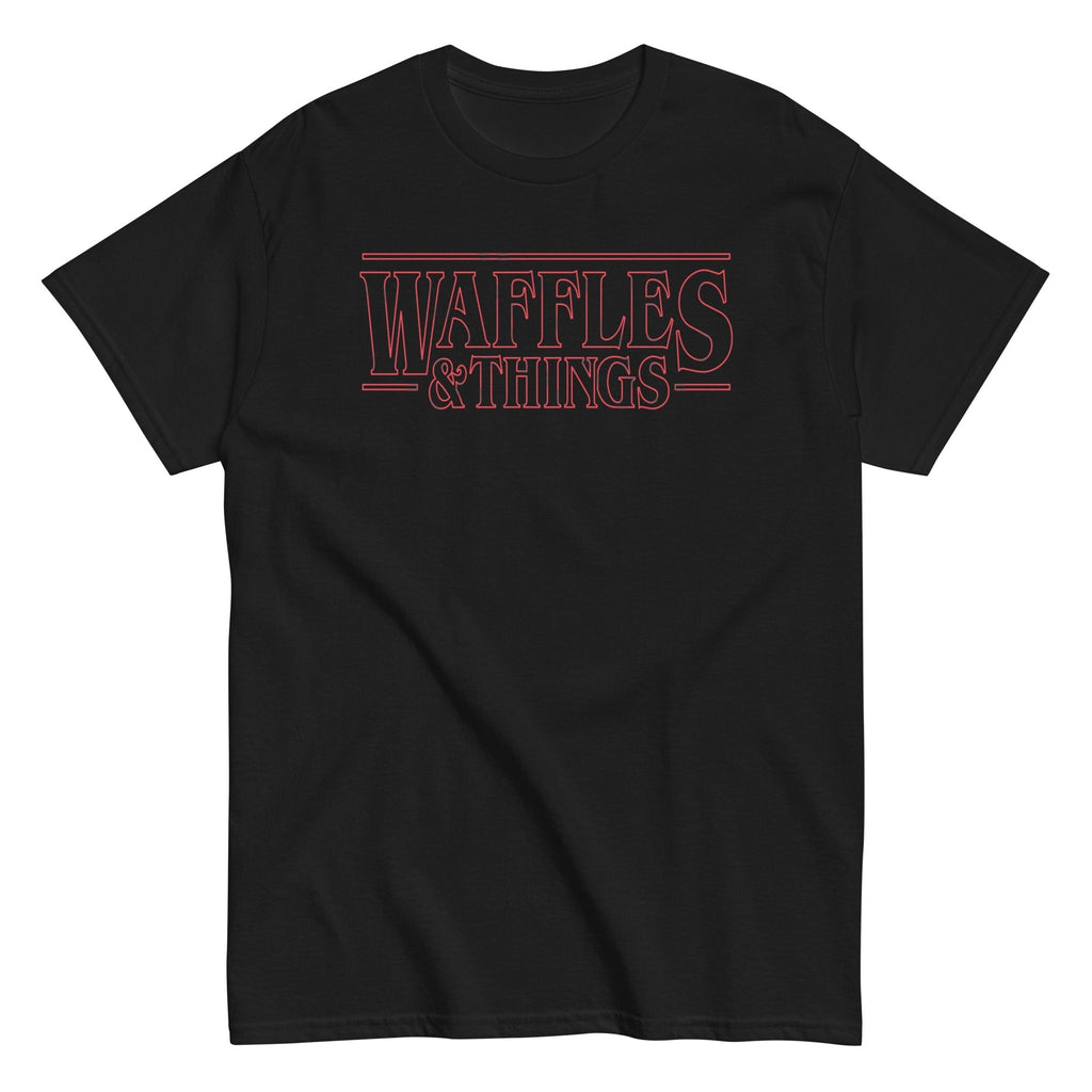 Waffles & Things Men's Classic Tee Hoodie, Sweatshirt | PureTeeCo.com (Image 1)