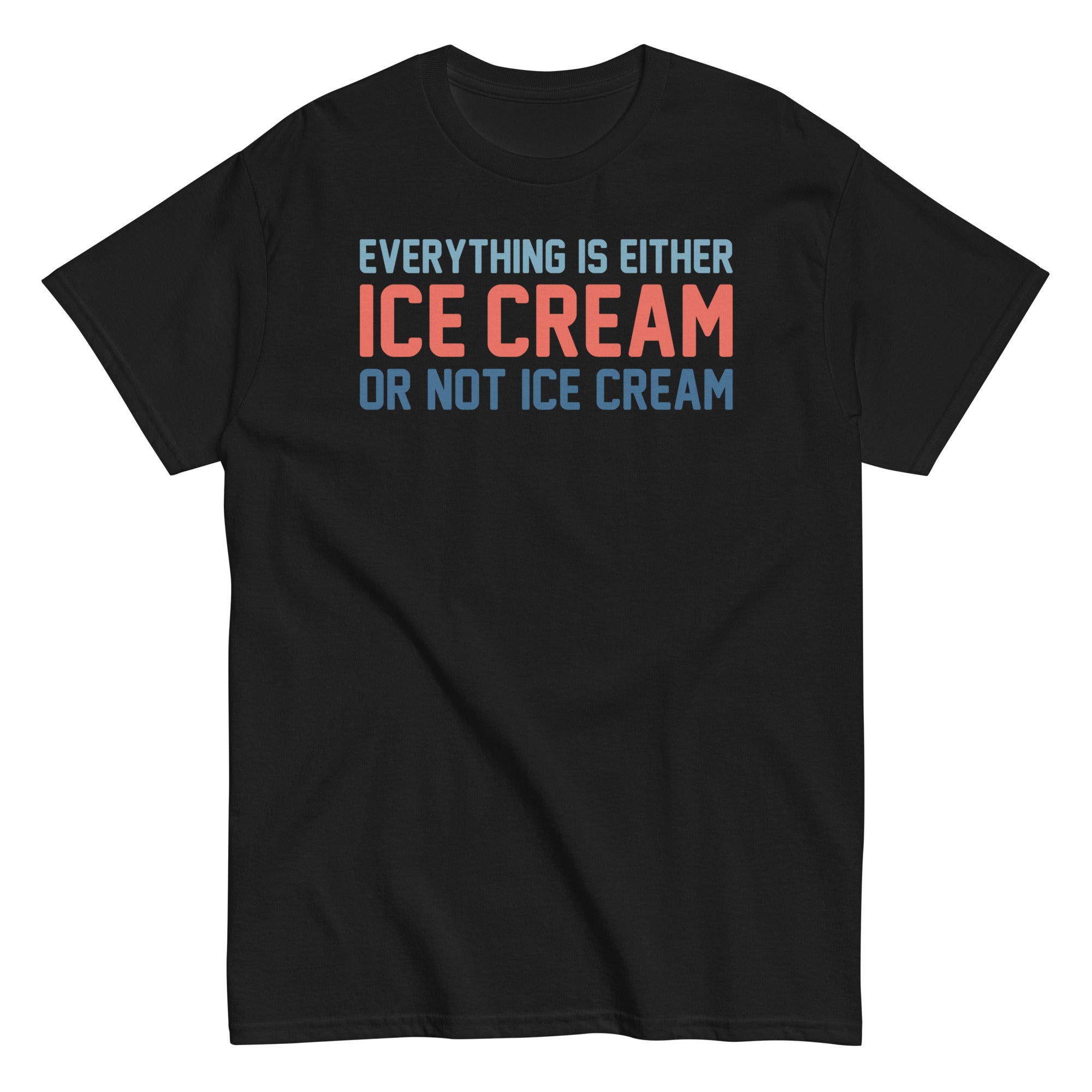 Everything Is Ice Cream Or Not Ice Cream Men's Classic Tee Hoodie, Sweatshirt | PureTeeCo.com (Image 5)