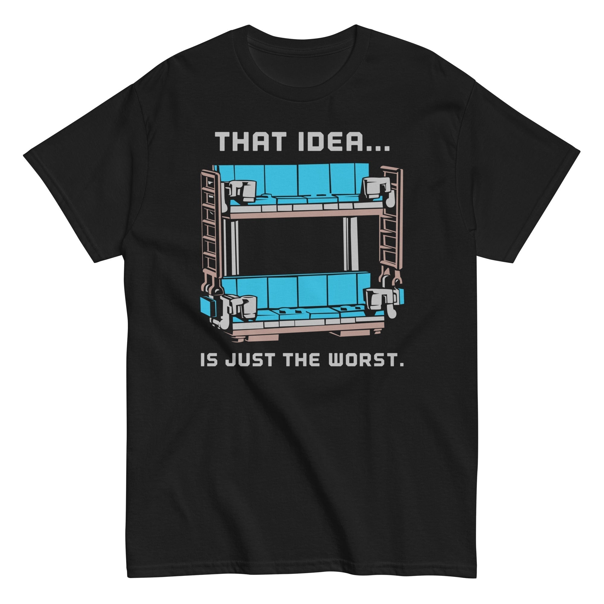 Double Decker Couch Men's Classic Tee Hoodie, Sweatshirt | PureTeeCo.com (Image 2)