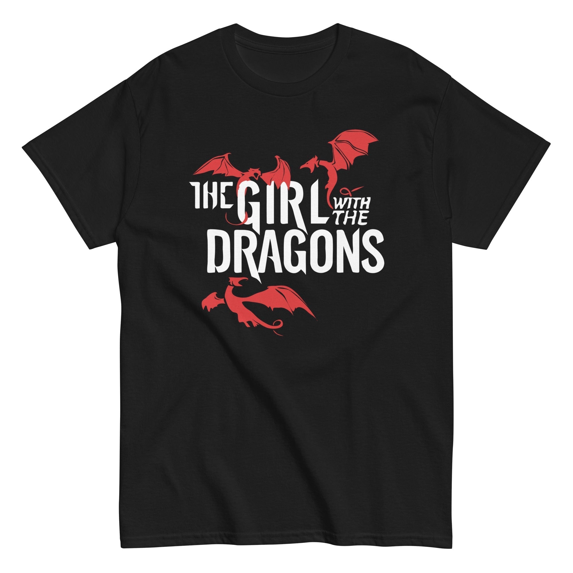 The Girl With The Dragons Men's Classic Tee Hoodie, Sweatshirt | PureTeeCo.com (Image 1)