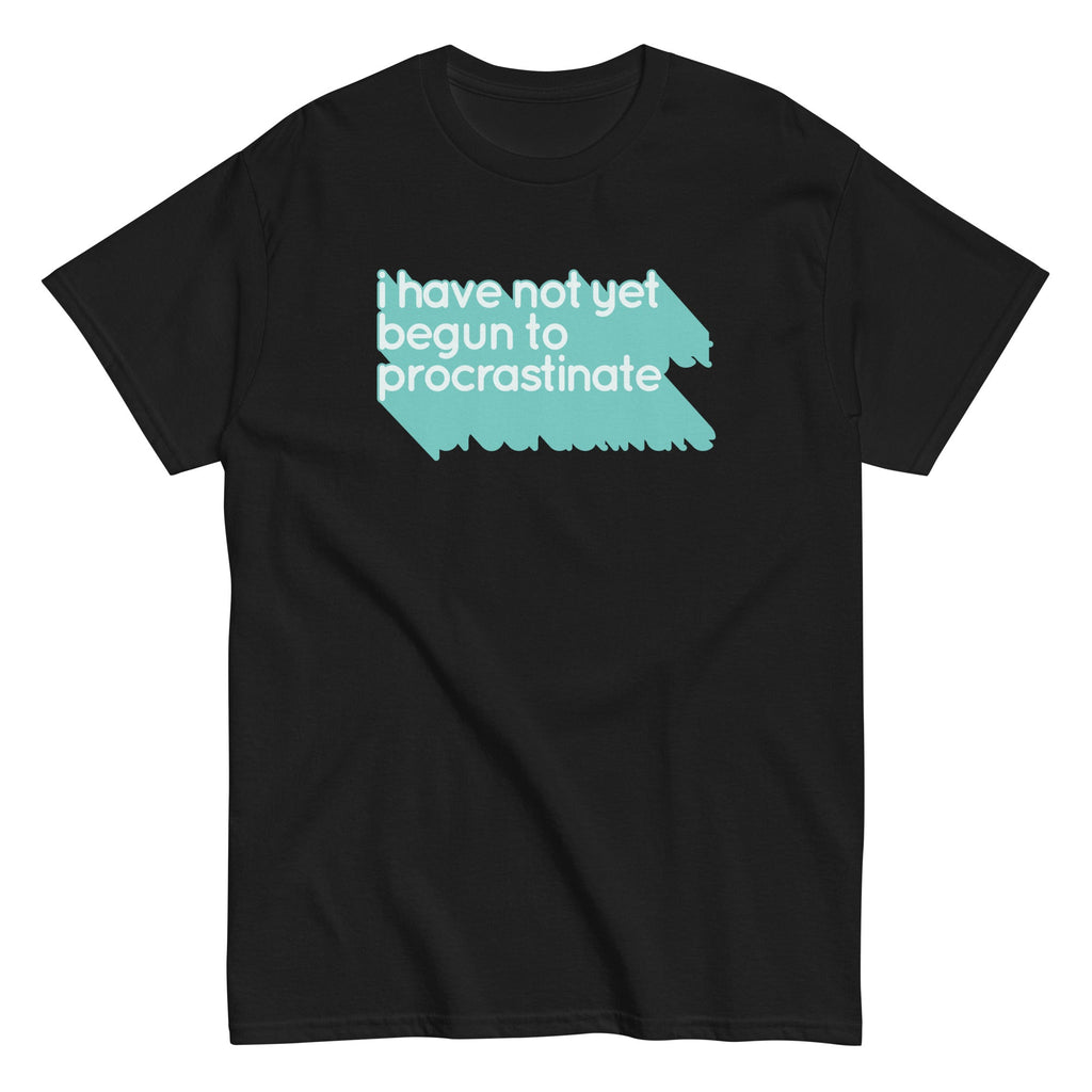 Not Begun To Procrastinate Men's Classic Tee Hoodie, Sweatshirt | PureTeeCo.com (Image 3)