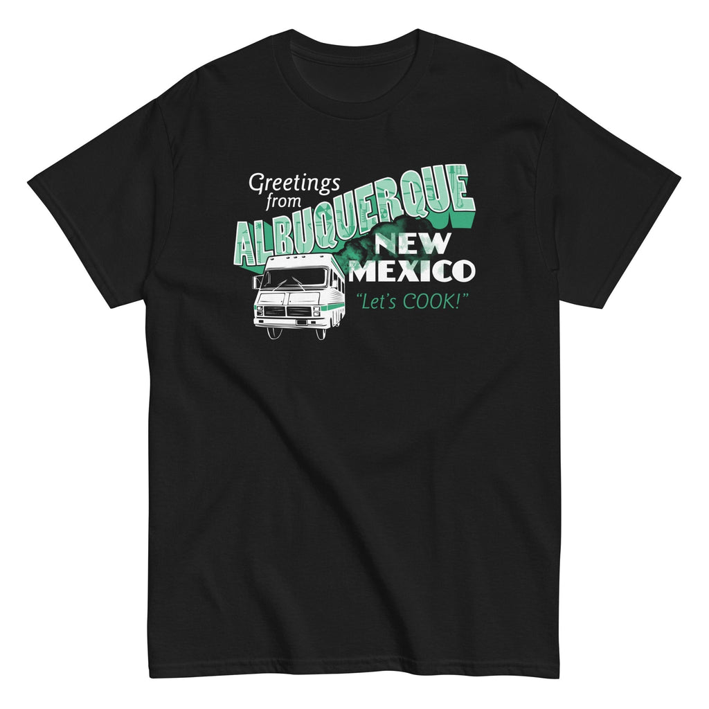 Greetings From Albuquerque Men's Classic Tee Hoodie, Sweatshirt | PureTeeCo.com (Image 1)