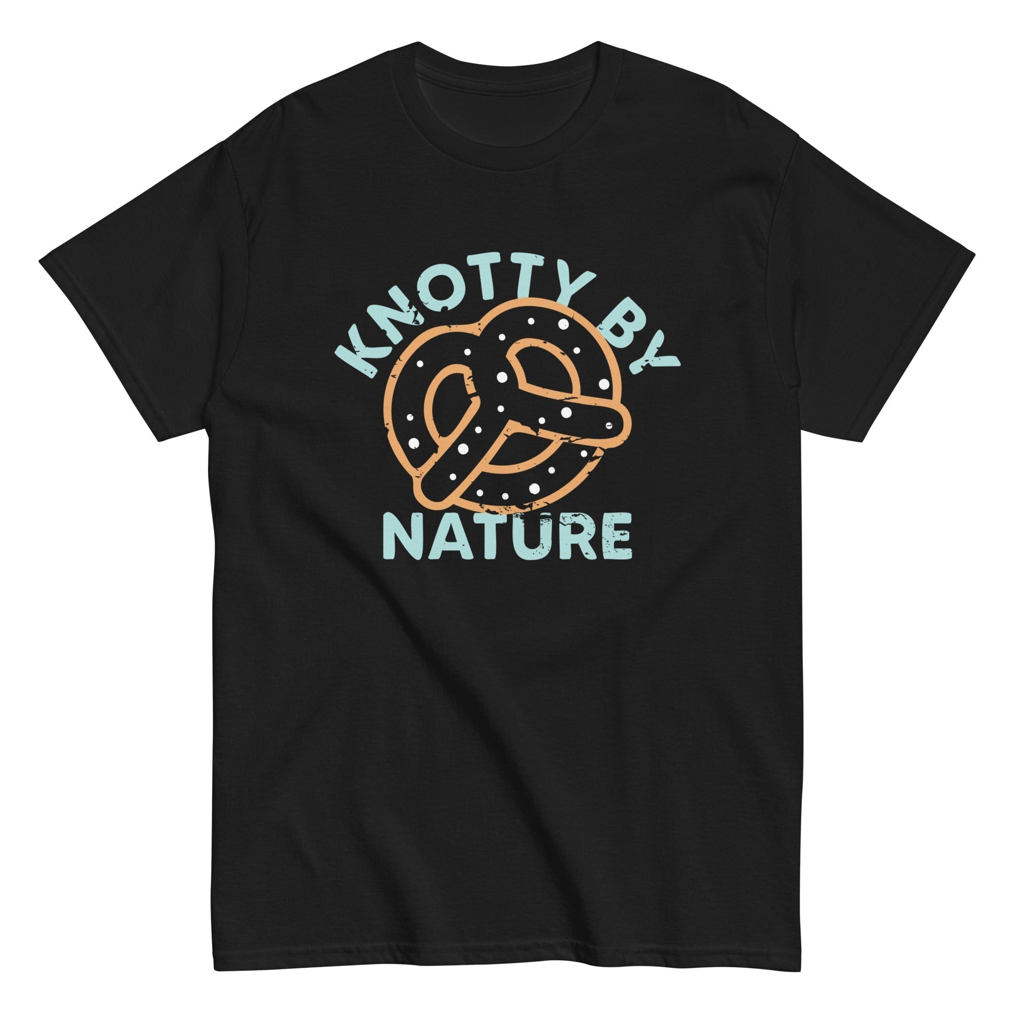 Knotty By Nature Men's Classic Tee Hoodie, Sweatshirt | PureTeeCo.com (Image 2)
