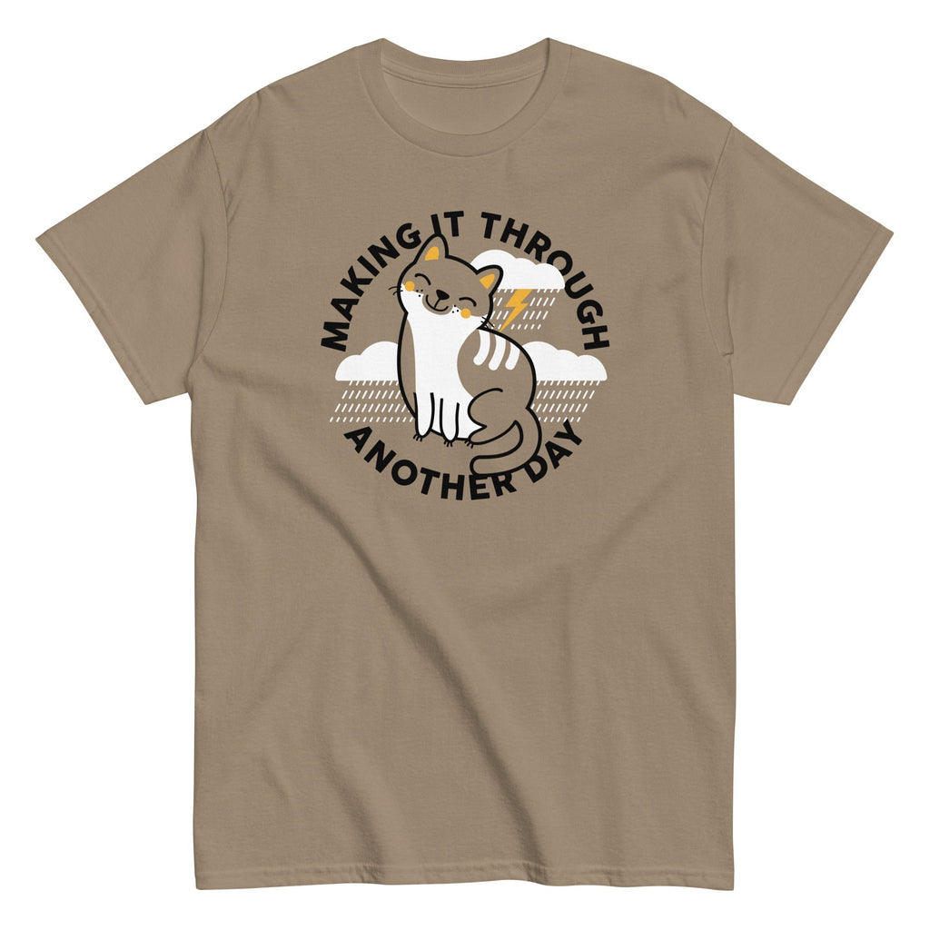Making It Through Another Day Men's Classic Tee Hoodie, Sweatshirt | PureTeeCo.com (Image 2)