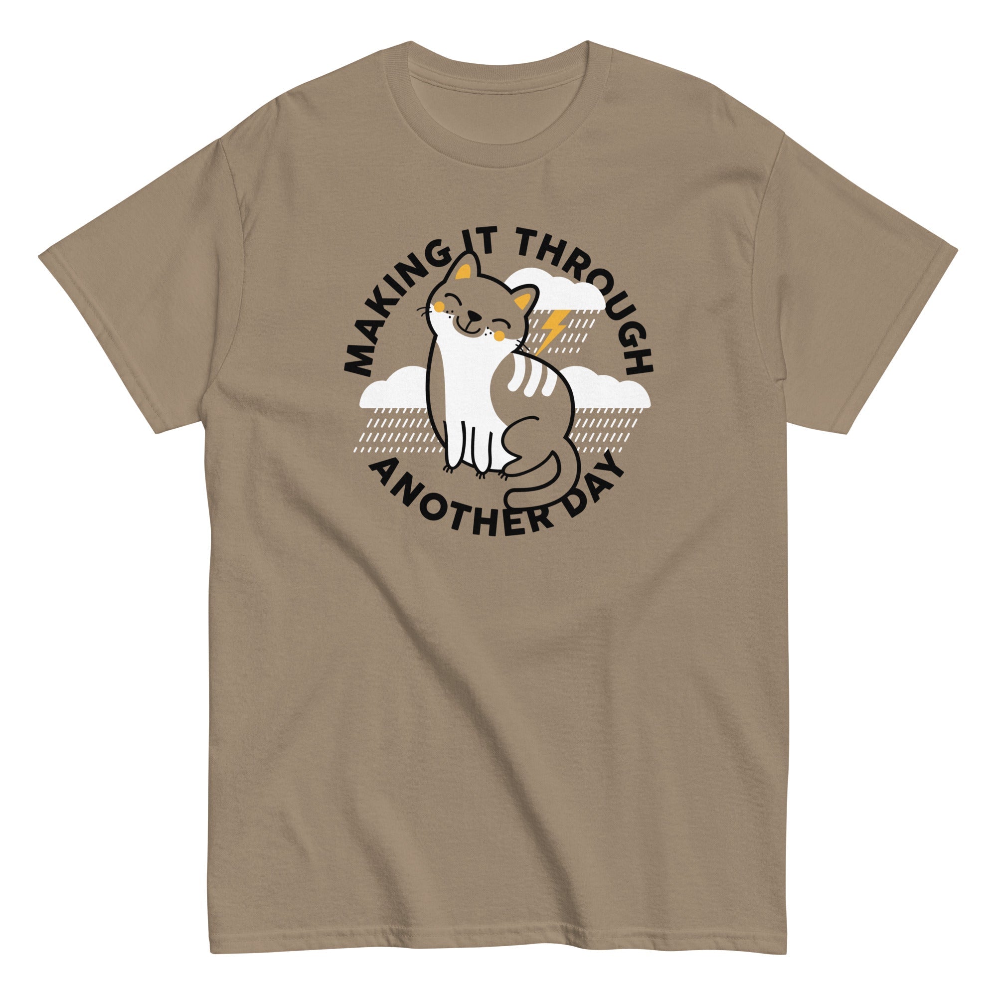 Making It Through Another Day Men's Classic Tee Hoodie, Sweatshirt | PureTeeCo.com (Image 2)
