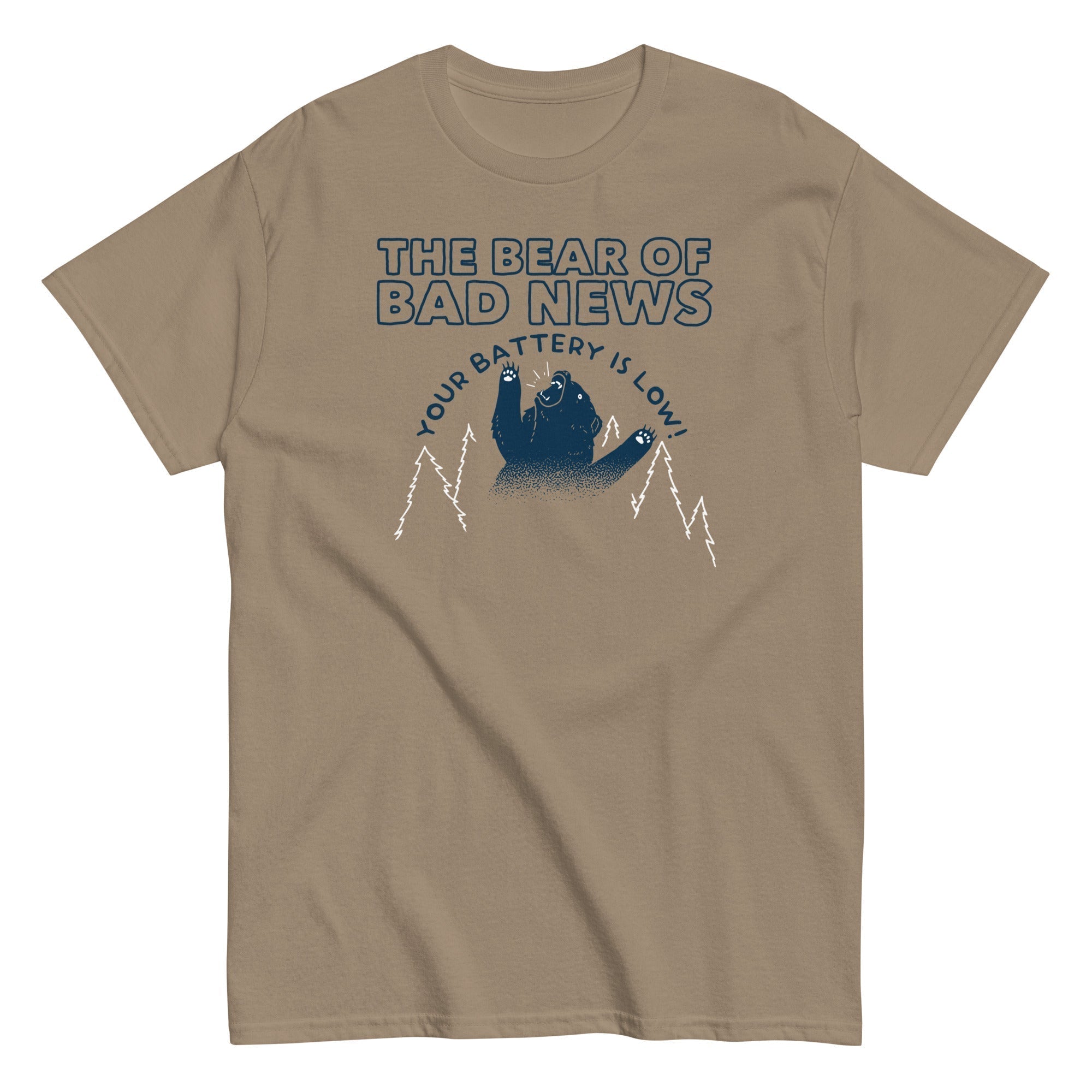 The Bear Of Bad News Men's Classic Tee Hoodie, Sweatshirt | PureTeeCo.com (Image 3)