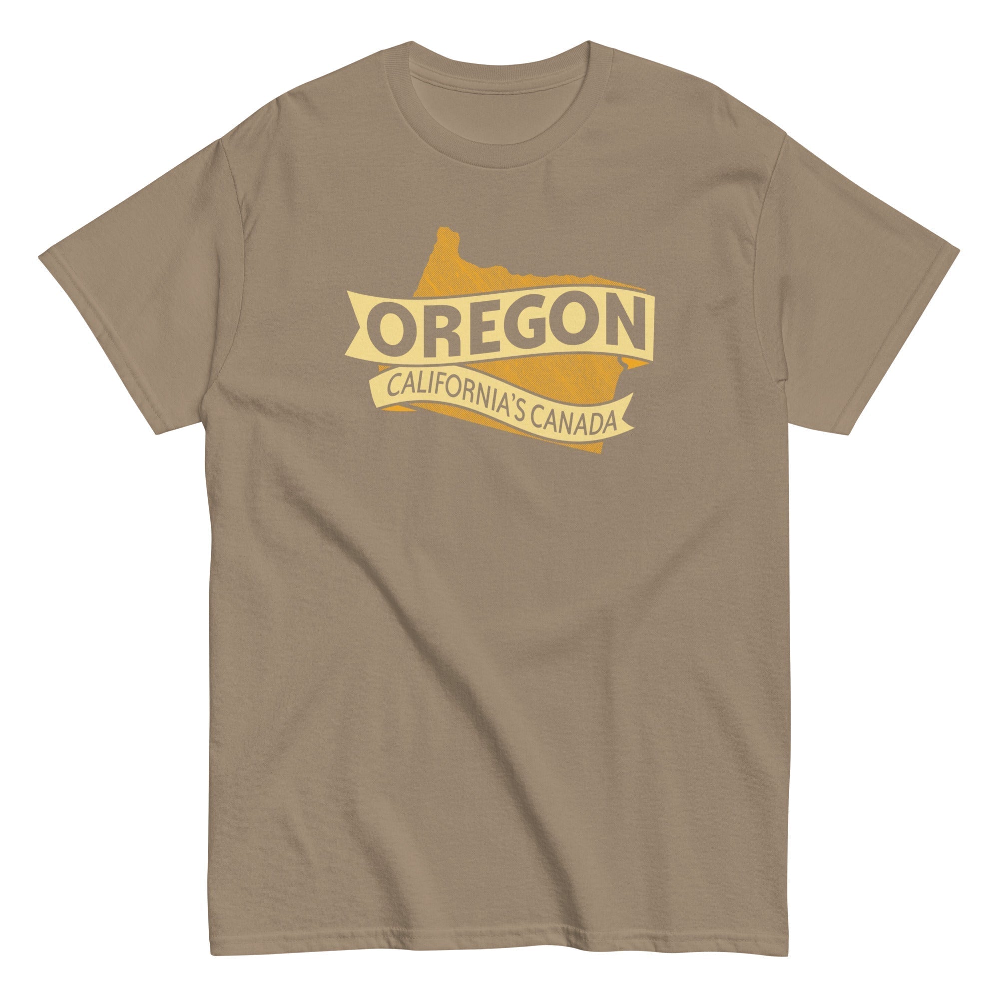 Oregon California's Canada Men's Classic Tee Hoodie, Sweatshirt | PureTeeCo.com (Image 5)