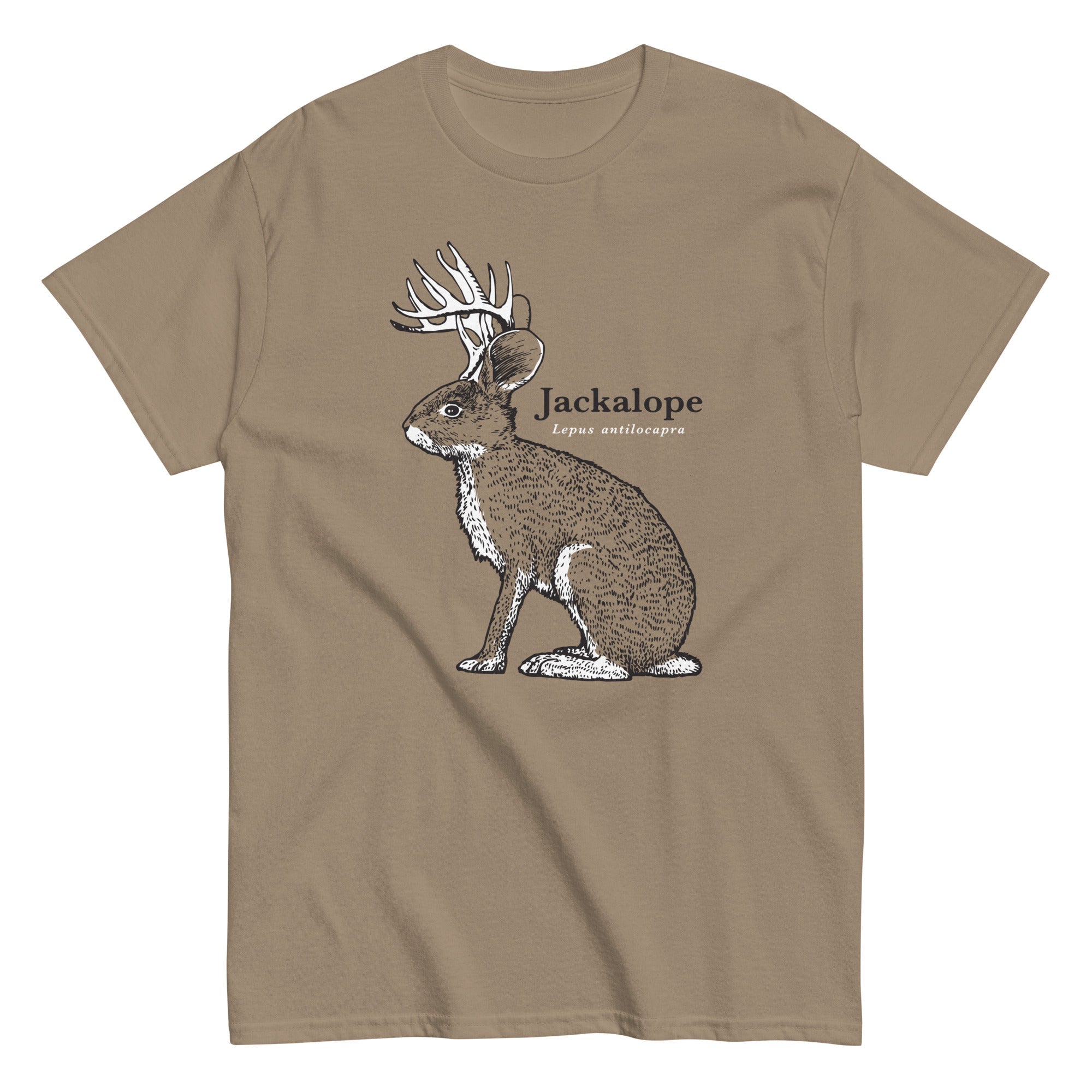 Jackalope Men's Classic Tee Hoodie, Sweatshirt | PureTeeCo.com (Image 2)