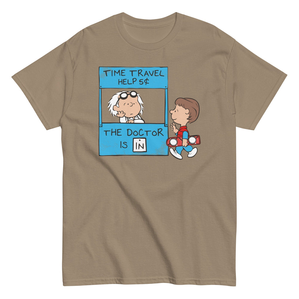 The Doctor Is In Men's Classic Tee Hoodie, Sweatshirt | PureTeeCo.com (Image 3)