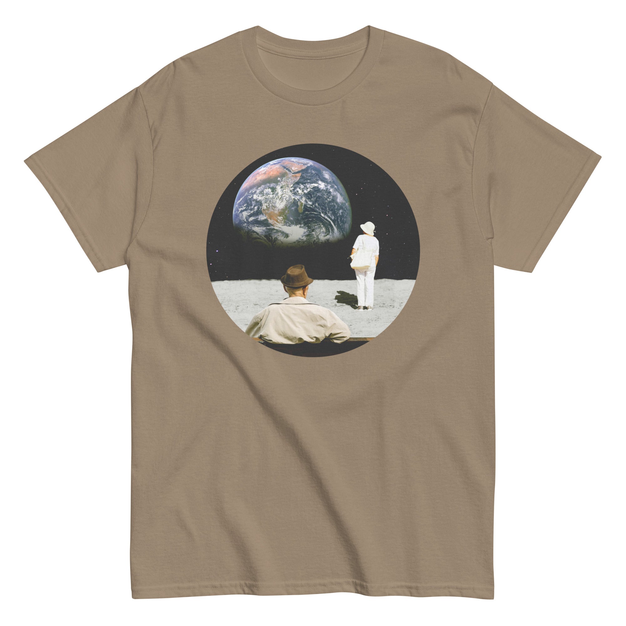 Tourist's View Men's Classic Tee Hoodie, Sweatshirt | PureTeeCo.com (Image 2)