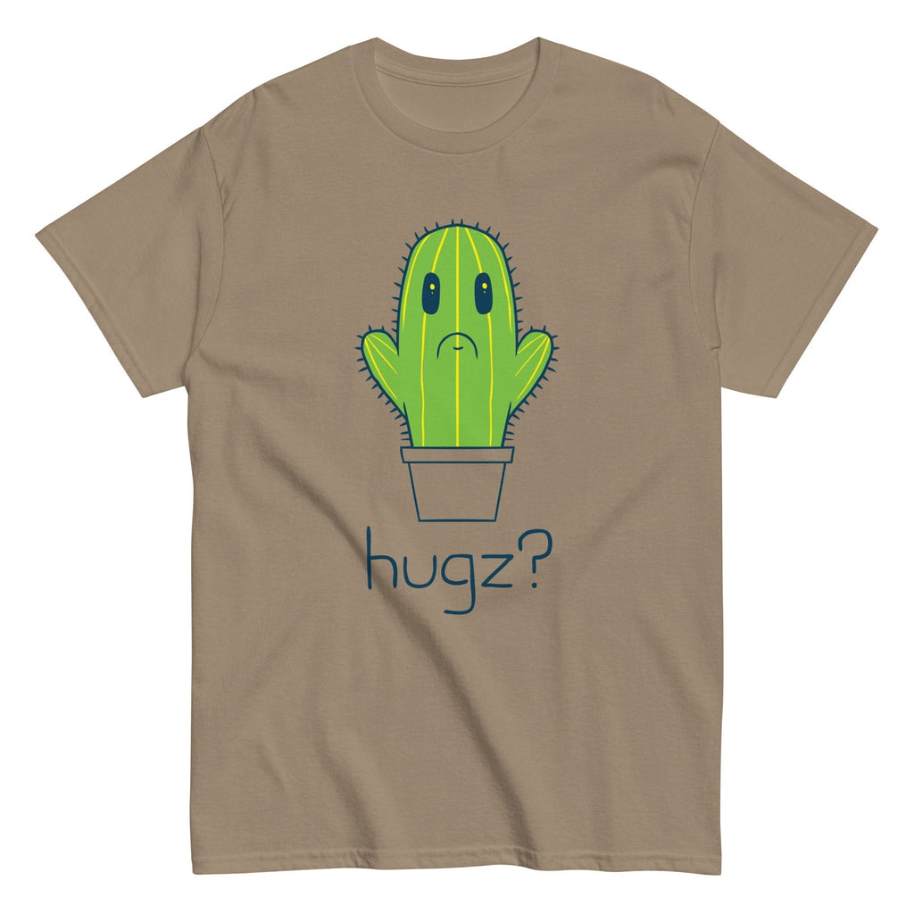 Hugz? Cactus Men's Classic Tee Hoodie, Sweatshirt | PureTeeCo.com (Image 2)